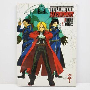Full Metal Alchemist Hiromu Anime Profiles Book w/ Poster Intact VIZ Media 2004